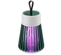 Auto 360° Electric Fly Zapper, Mosquito Killer Lamp With USB Charging, Mini Fly Killer Electric Indoor Outdoor, 3-6h Working Time Electric Mosquito Killer Lamp, Suit for Room 30㎡-40㎡ (green)