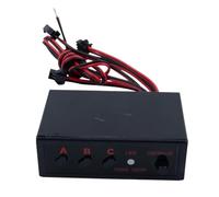 Auto 4 Ways LED Strobe Flash Light Lamp Flasher Flashing Controller Box 12V Accessories Switch