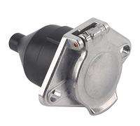 AUTO 7 Pin Trailer Plug Universal Wiring Connector Adapter Socket+24v n type socket+trailer connector+trailer lights socket