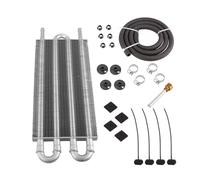 Auto A C Air Conditioning Tubular Condenser Aluminum Alloy 4 Row Tube Universal Car Modified Accessories Efficient Heat Dissipation Premium Construction Compact Design Enhanced Energy Efficiency Easy