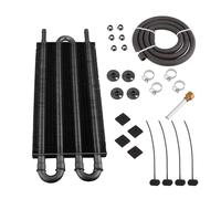 Auto A C Air Conditioning Tubular Condenser Aluminum Alloy 4 Row Tube Universal Car Modified Accessories Efficient Heat Dissipation Premium Construction Compact Design Enhanced Energy Efficiency Easy