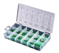 Auto AC Repair O-Ring Kit 18 Sizes 270pcs Green