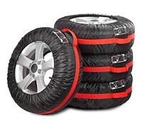 Auto Accessori Lupex 4 Wheel Cover Kit for Car and Truck, Spare Wheel Protection, Universal Model, Washable, Oxford Cloth Material