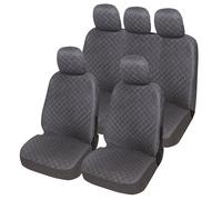 Auto Accessori Lupex A21 Universal Car Seat Covers Front and Rear (Full Set, Grey)