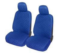 Auto Accessori Lupex A22 Universal Car Seat Covers Front and Rear (Pair, Light Blue)