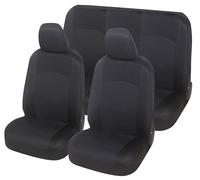 Auto Accessori Lupex - Universal Car Seat Covers | Black | Set of Front and Rear Seat Covers | Polyester Fabric | No SUV