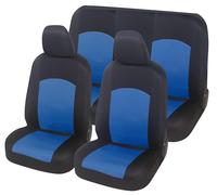 Auto Accessori Lupex - Universal Car Seat Covers | Royal Blue | Set of Front and Rear Seat Covers | Polyester Fabric | No SUV