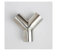 Auto Accessories 19/25/32/38/-89Mm Pipe OD Butt Welding Y Shaped 3 Way 304 Stainless Steel Fitting Tail Pipe Exhaust Pipe Cap(25mm x 1.5mm)