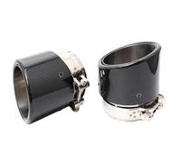 Auto Accessories Carbon Rear Tail End Tip Pipe Dual Exhaust Muffler 2pcs For BMW G20 For 1 3 Series G01 G02 X3 X4 X1 For F48 X2 F39 2018+ Tail Pipe Exhaust Pipe Cap