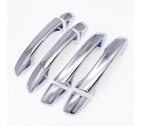 Auto Accessories Compatible With Skoda For Octavia For A7 2014 2015 2016 2017 2018 2019 Car Sticker Exterior Door Handle Moulding Cover Trim Accessories(Normal Silver)