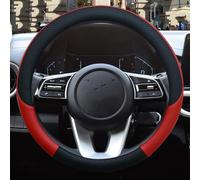 Auto Accessories Leather Sport Car Steering Wheel Cover For Kia For Sorento I II III For PRIME 2002-2020 Protector Steering Wheel(Red)