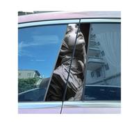 Auto Accessory 2pcs Car B-Pillar Decals Smoking Nun Sister Auto Center Pillar Waterproof Sticker(Type A)