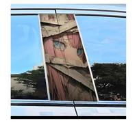 Auto Accessory 2pcs Car Door Pillar Decoration Sticker Girl's Eyes Pattern Scratch Resistant Film