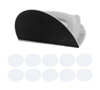 Auto Adhesive Half Circular Sanding FrameIncludes 10 Replaceable Sandpapers Wall Corner Grinding Tool for Wall Corners Auto Adhesive Sanding Block with Sandpaper