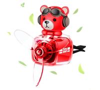 Auto-Air Air Freshener-Bear Pilot Propeller Diffuser | Funny Cartoon Fragrances Donor for Car, Home & Bedroom