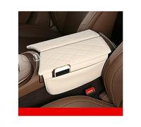 Auto Armrest Box Car Console Armrest Box Cover Pad Anti-Scratch Leather Arm Rest Cushion for Mercedes for Benz E Class 2017-2022 CLS 2018-2022(Beige)
