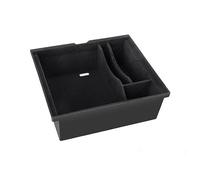 Auto Armrest Box For Tesla for Model 3 Y 2021-2023 Car Center Console Organizer ABS Storage Box Tray Felt Lined/Silicone Mat(Felt Lined Version)