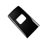 Auto Armrest Box For Toyota for Voxy for Noah 90 Series 2022+ Car Central Console Armrest Box Rear Anti-Kick Panel Cover Frame(Gloss Black)