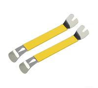 Auto Audio Pry Bar 19.5cm for slim Tip Design Auto Audio Pry(Yellow) | High toughness PP blend, wear-resistant tip, non-deformable structure, door panel clips, dome light access