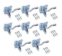 Auto Automatic Gate Latch Catch + Striker Thumb Release Zinc Coated Gates 8pk