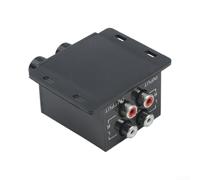 Auto Bass Control Processor with Wired Remote for Car Subwoofers - Enhances Low End Frequencies & Volume via for rca Interface