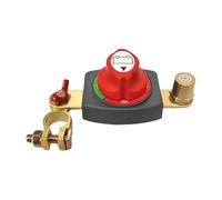 Auto Battery Isolator - Copper Compact Switchs, Engine Circuit Break, Boat Starter Link, Heavy Duty Motor Load Guard | Copper Terminal Connector for Cars Boats Motorcycles Reliable Long-Term Power