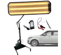 Auto Body Dent Detection Light - Heavy Duty 95×26cm 6-Color Led Pdr Lamp With Adjustable HolderBrightness&Color Adjustable-For Professional Mechanics & Mobile Repair-Battery Not Included Black