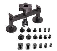 Auto Body Dent Repair Tool - 18x9.5cm DIY Kit, Bridge Puller Design 18pcs | Car Dent Remover for paintles Panel Damage Correction Automotive Repair Equipment Hand Tool Ornament Accessory