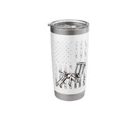 Auto Body Painter America Spray Paint Autobody Technician Stainless Steel Insulated Tumbler