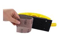 Auto Body Sanding Block - Adjustable Ponder Attachment with Ergonomic Handle Holder for Wet and Dry Automotive Applications, Multipurpose Tool for Glass, Paint, Cs