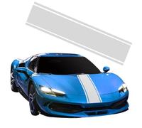 Auto Body Side Stripe Decal, Silver Pinstripe for Car, Modified Racing Stripe Decoration