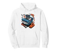 Auto Body Technician Dad Father Proud Family Trades Worker Pullover Hoodie