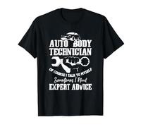 Auto Body Technician of Course I'm Talking to Myself Value Graphic T-Shirt, Men, Black, XL