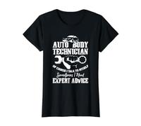 Auto Body Technician of Course I'm Talking to Myself Value Graphic T-Shirt, Women, Black, M