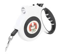 Auto Brake Retractable Dog Leash, 16.4FT TPP Polyester Tape Anti Tangling No Pull Pet Walking Leash for The Control When You Need, LED Light, One Button Brake & Lock, Soft Grip