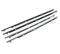 Auto Bumper Guard 4 Pcs/Set Car Window Weather Strip Waterproof Chrome Pressure Strip Sealing Strip Auto Sill Seal Belt for CRV 2007-2022 Car Door Seal(for 07-11)