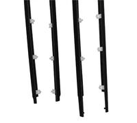 Auto Bumper Guard 4PCS Outer Windows Rubber Weatherstrip Waterproof Pressure Sealing Belt Moulding Trim for Hyundai for Elantra 2004-2011 Car Door Seal