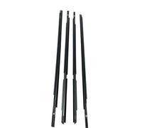 Auto Bumper Guard 4Pcs Window Weatherstrip Front Rear Outer Side Glass Rubber Sealing Strips For Toyota For Yaris For Hatchback 2006-2013 4 Doors Anti-Scratch Anti-Bump