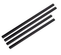 Auto Bumper Guard 4X Car Outer/Inner Windows Rubber Weatherstrip for Mitsubishi for Outlander 2007-2012 Waterproof Pressure Sealing Strip Anti-Scratch Anti-Bump(Inner Windows)