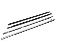 Auto Bumper Guard Chrome Outside Window Moulding Trim Weather-strips Wind Rain Deflector Strip For Accord 2013 2014 2015 2016 2017 Car Door Seal