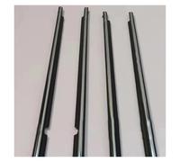 Auto Bumper Guard for Lexus for GX470 2003-2009 75711-60061 4 Pcs Outside Chrome Or Black Windows Rubber Weatherstrip Seal Car Door Seal(Chrome)