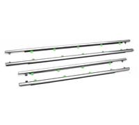 Auto Bumper Guard Window Weatherstrip for CRV for CR-V 2007-2011 Chrome Rubber Door Moulding Trim Outer Window Glass Seal Belts Anti-Scratch Anti-Bump