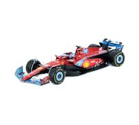 FERRARI F1 SF-24 LECLERC MIAMI GP 2024 1:18 SCALE BURAGO 18-16815-L-MIAMI