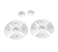 Auto Button Covers Compatible With Benz E-class W212 2010 2011 2012 Car Interior Steering Wheel Button Switch Trim Cover Sticker Interior Decoration
