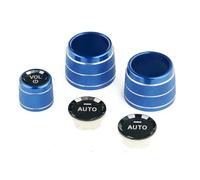 Auto Button Covers Compatible With BMW G01 G08 G02 2018 2019 2020 2021 2022 Car Volume Audio Switch Air Conditioning Knob Button Ring Interior Parts(Blue)
