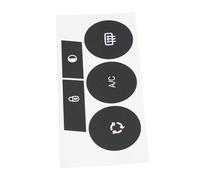 Auto Button Covers Compatible With C4 2014 2015 2016 2017 2018 Car Window Switch Button Repair Kit A C Control Buttons Worn Decals Stickers