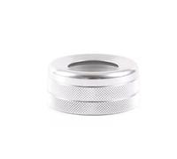 Auto Button Covers Compatible With Jaguar For F-PACE XE XEL XF XFL 2016 2017 2018 2019 Car Centre Console AC Volume Knob Ring Trim Cover Auto Interior(Silver)