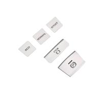 Auto Button Covers Compatible With Toyota For Camry 2018 2019 2020 2021 2022 Car Gear Shift Panel Button Cap Cover Switch Trim Stickers Auto Interior(Silver)