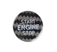 Auto Button Covers Compatible With VW For Polo For Golf 5 6 7 For Passat Car Start Stop Push Button Engine Ignition Switch Protective interior Sticker(Black)