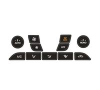Auto Button Decals Compatible With For Focus For MK2 Interior Decal Silver Button Repair Stickers For Air Conditioner Interior Tuning Accessories